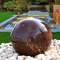 Fuxin Corten Steel Sphere Water Feature حديقة نافورة على شكل كرة