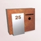 قفل مفتاح خارجي مثبت على الحائط صندوق بريد من الصلب من Corten